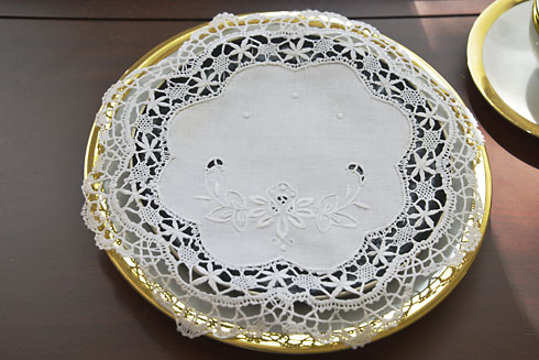Southern Hearts Cluny Lace Doilies 11"x11" Round Cluny Lace.